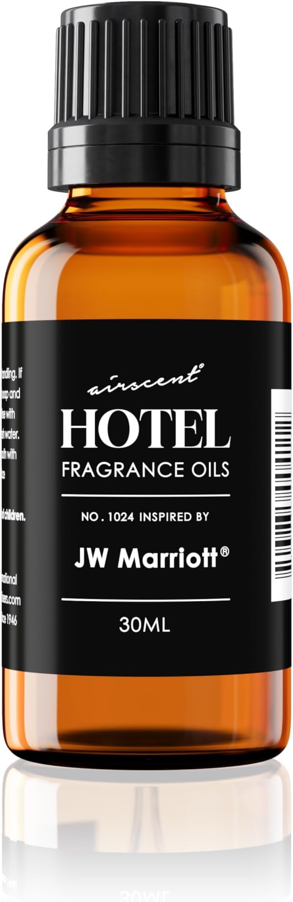 AirScent Hotel Diffuser Oil Inspired by The JW Marriott's Oud Safir Scent - Fragrance Oil No. 1024 for Ultrasonic and Waterless Diffusers and Crafting - 30 ml, 1 fl oz Glass Bottle with Dropper