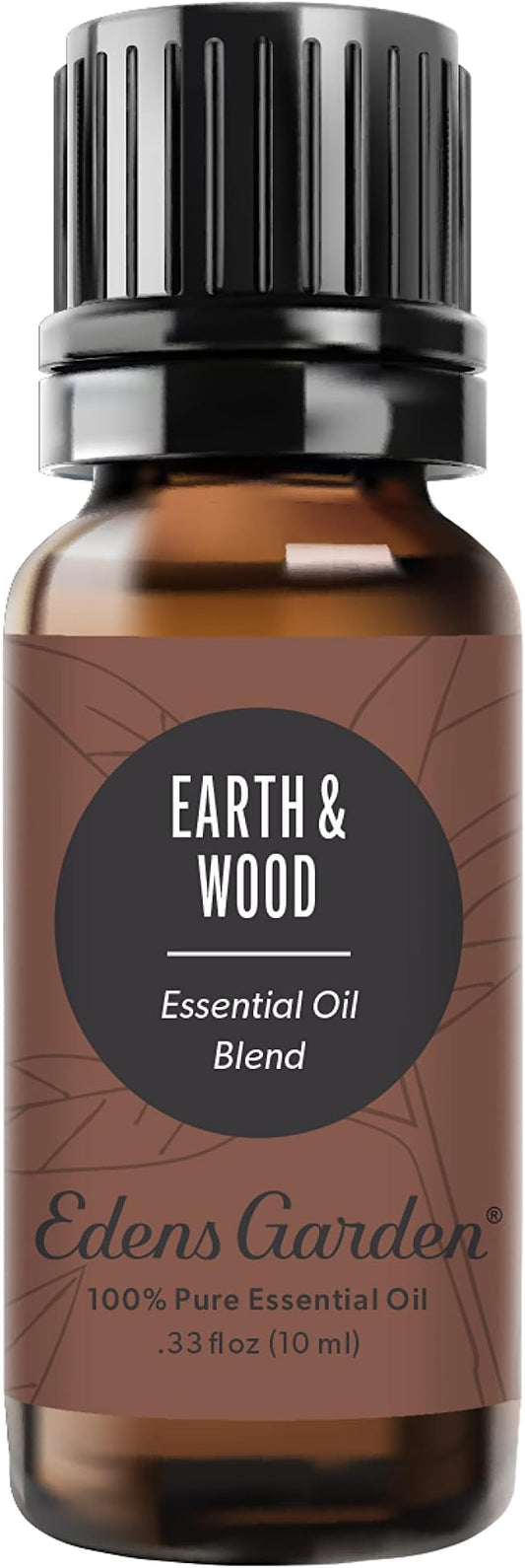 Edens Garden Earth & Wood Essential Oil Blend- 100% Pure Premium Grade, Undiluted, Natural, Therapeutic, Aromatherapy, The Best for Diffusing, Skin, Hair, Candle 10 ml (.33 fl oz)