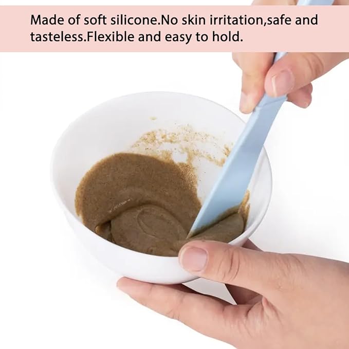 6 Piece Silicone Mixing Bowl Set, 3.93-Inch Microwaveable Silicone Bowls, Facial Bowls for Aestheticians, for Facial Masks, Mud Masks and Other Skin Care Products