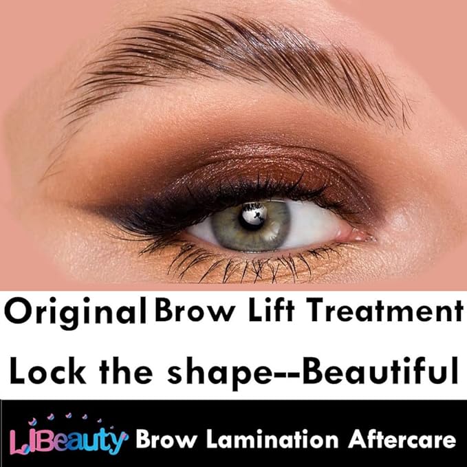 Brow Lamination Aftercare, Eyebrow and Eyelash Lift Conditioner, Lash Perm Nutrition, Keratin Filler Saves Burning Lashes & Brows, Fixing Gel for Lifting/Tint/Wax Treatment| 100-Day Supply