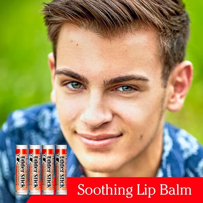 Udder Stick Lip Balm, Pomegranate, 4 Count