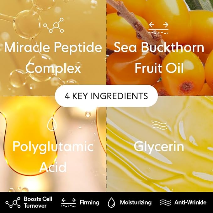 LOOPS Peptide Serum Korean Skincare - Firm, Fortify, and Fight Fine Lines - Anti-Wrinkle and Moisturizing Skin Care - Pre-soaked Veocell Embo Pad - Peptide Complex to Rejuvenate and Prejuvenate Face