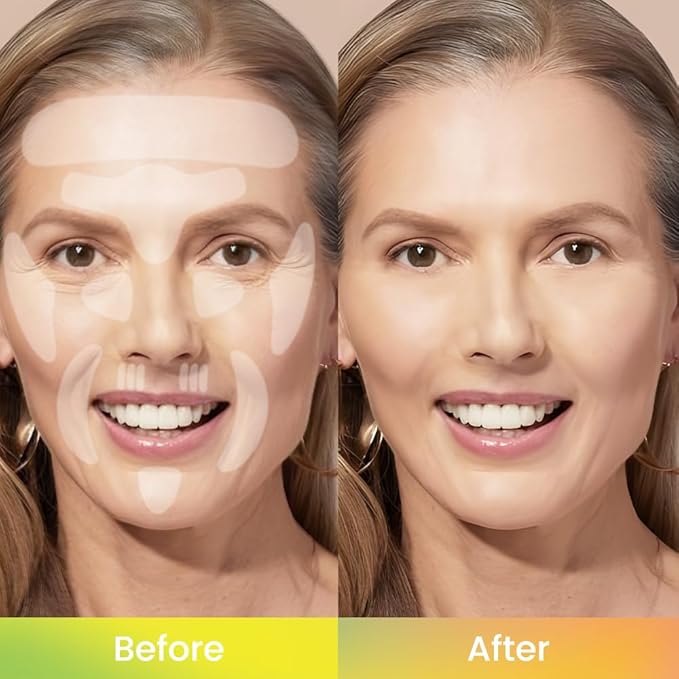 evpct 16Pcs Reusable Silicone Face Tape Forehead Wrinkle Patches for Face Wrinkles Overnight, Face Tape for Castor Oil, Face Facial oil Skin Tape Smoothing Wrinkle Patches for Face Wrinkles Overnight