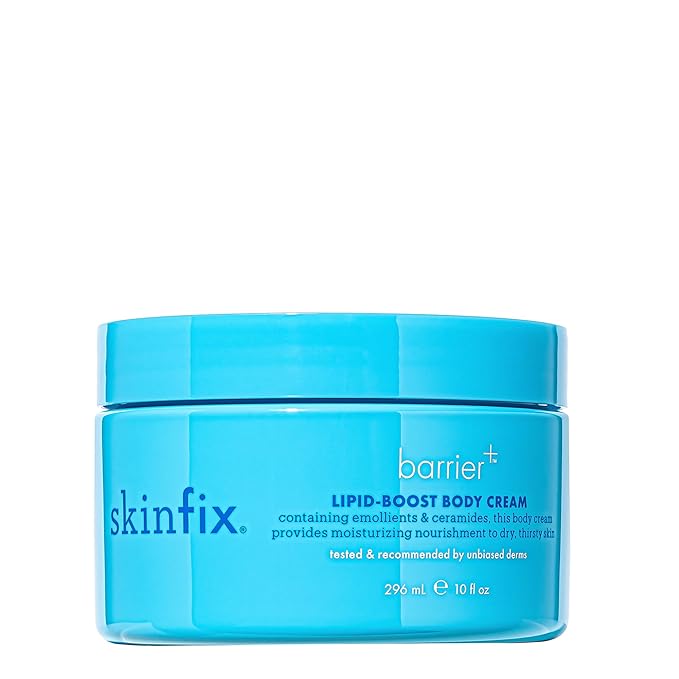 Skinfix Barrier+ Lipid-Boost Body Cream: Daily, All-Over Vegan Body Cream That Nourishes Skin & Is Clinically Proven to Increase Hydration, 10 Fl Oz