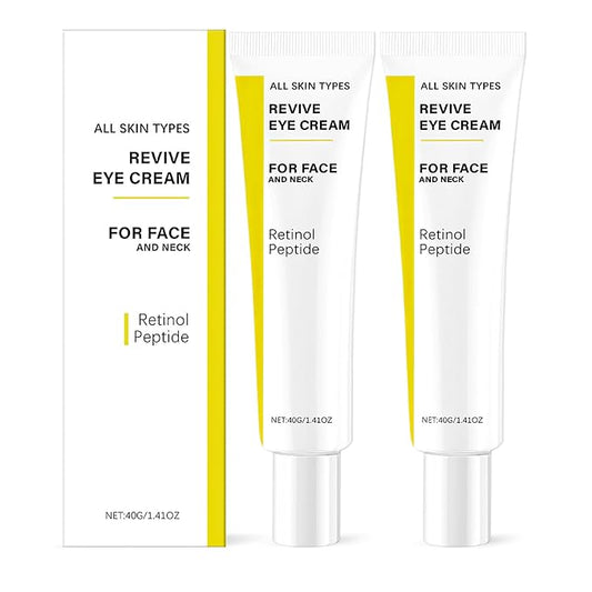 2PCS Revive Eye Cream,Revive Eye Cream For Neck, Reduces Wrinkles Firming & Hydrating Cream for All Skin Types