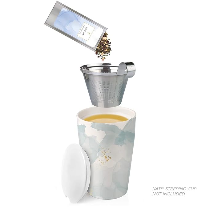 Tea Forte Wellness Tea Assortment Single Steeps Loose Leaf Premium Tea Gift Set Sampler, 15 Count 3 of Each Assorted Blends, Pre-Portioned Single Serve Pouches, Steeps 12 oz