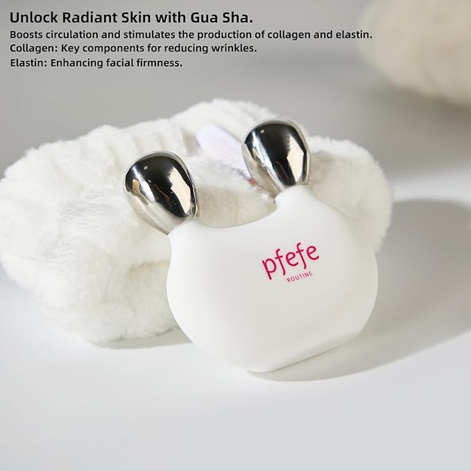 Stainless Steel Rabbit Gua Sha & Cryo Sticks Facial Skin Care Tools for Women Face Eyes