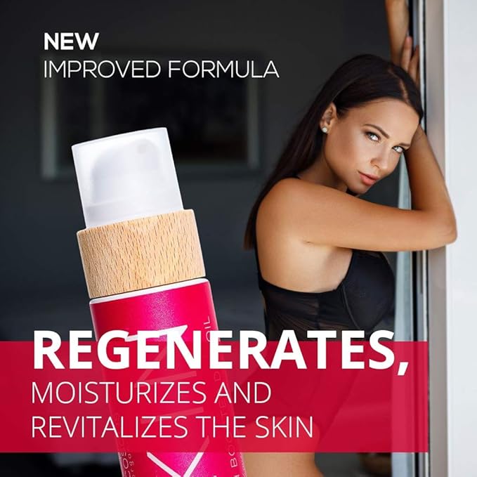 COCOSOLIS SKIN Collagen Booster Bio Oil – Anti-Aging Collagen Lotion for Skin Tightening with Rosehip and Essential oils – Collagen Oil for Face and Body - Smooths and reduces wrinkles