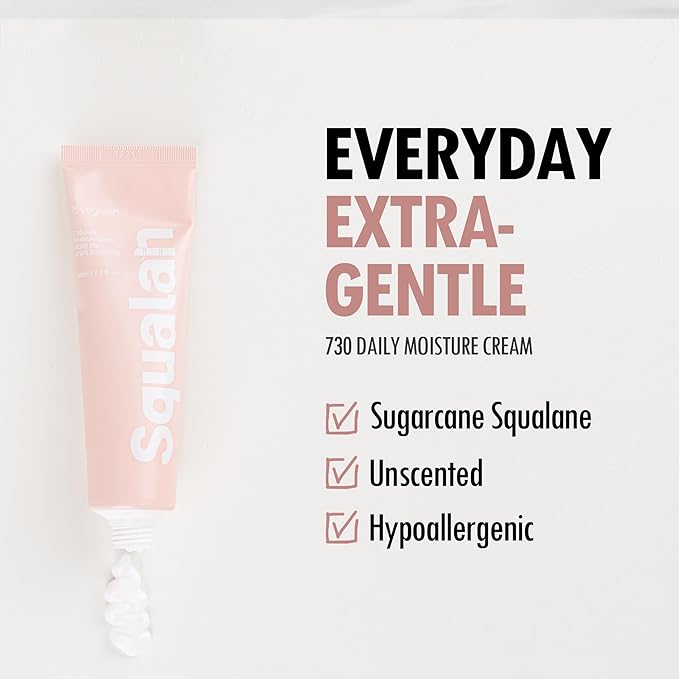 VEGREEN Daily Face Moisturizer Cream Enriched w/Squalane | Lightweight & Hydrating Face Moisturizer for Dry Skin & Combination | Age-Defying Intensive Care Facial Moisturizer Skin Cream 1.69 fl oz