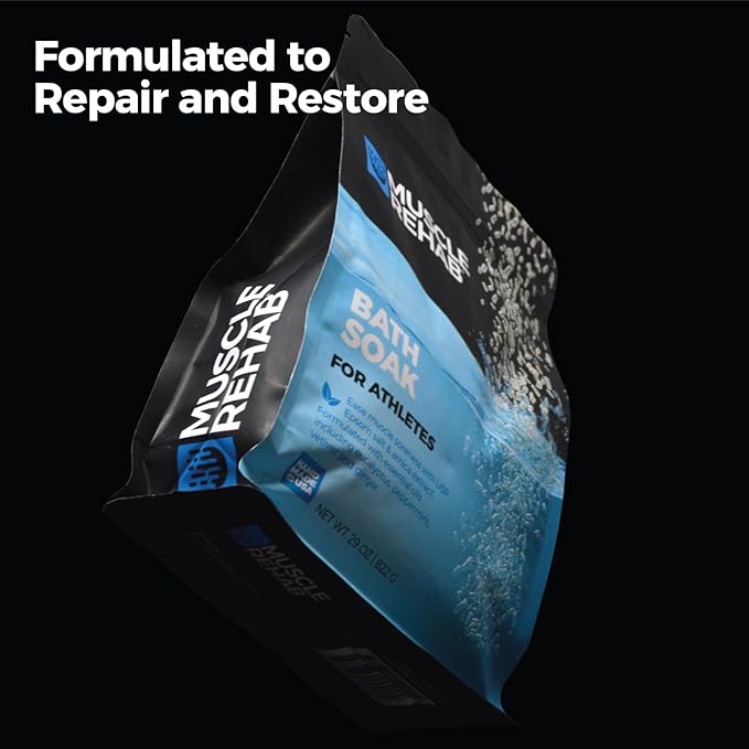 Arnica Infused USP Epsom Salts for Soaking for Pain- (2) 29oz Bags Muscle Recovery Magnesium Bath Soak with Essential Oils, and Turmeric - Ease Tired Muscle & Joint Soother, Foot Baths