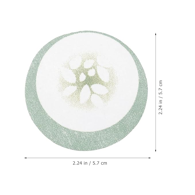 100pcs Under Eye Pads Disposable Cucumber Print Non-Woven Eye Patches Eyelash Pad DIY Eye Care Tool for Home Travel and Salon