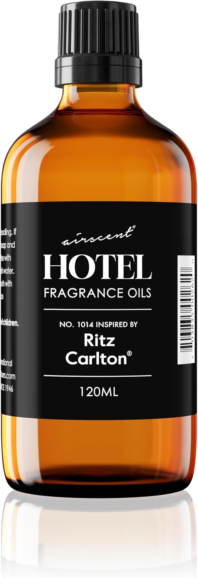 AirScent Hotel Diffuser Oil Inspired by The Ritz Carlton Hotel Scent - Premium Fragrance Oil No. 1014 for Ultrasonic and Waterless Diffusers and Crafting - 120 mL, 4 fl oz Glass Dropper Bottle