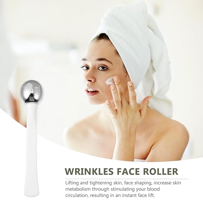 EXCEART 6pcs Eye Cream Applicators Face Eye Roller Massage Eye Care Applicator Wand Stick Metal Eye Cream Roller Wand