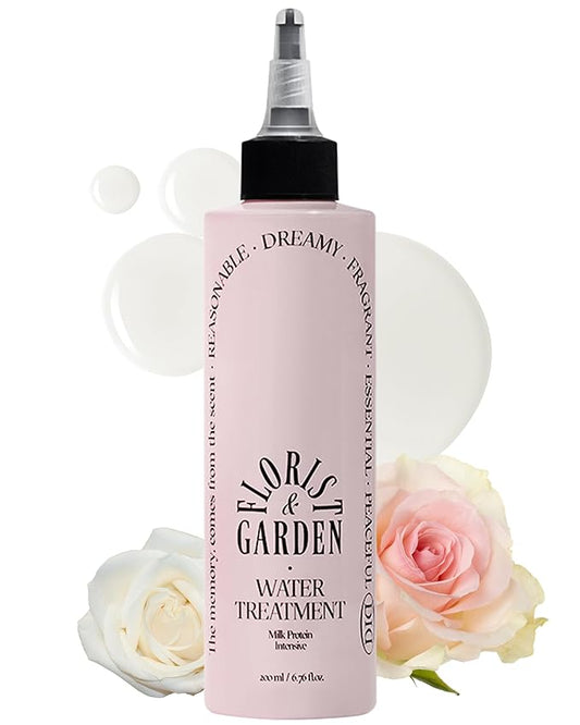 ODID Milk Protein Intensive Water Treatment Florist Garden - Hair Nourishing and Scalp Enhancing Ampoule to Cream for Steaming Hair Mask - Refreshing & Sweet Floral Scent, 6.76oz.