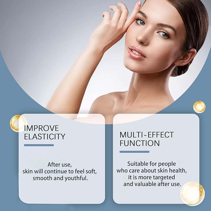 Hyaluronic Acid Powder (High & Low Molecular Weight) - 100g/3.52oz | Vegan, Water-Soluble Sodium Hyaluronate for DIY Skincare Serums & Hydration Support(With Spoon)