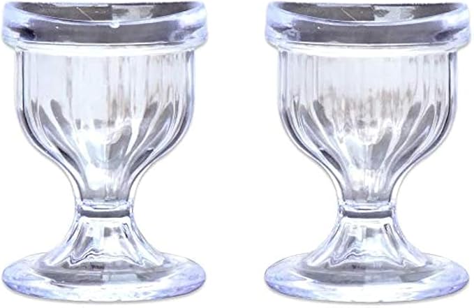 Ancient Impex Eye Wash Cup Set Of 2 - Soothing Relief From Allergens, Irritants, Makeup, Dust, Dry Eyes