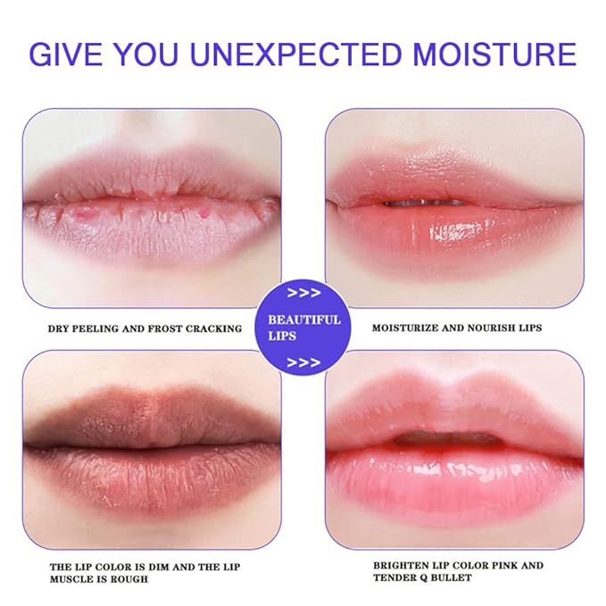 Charm Kiss 20Pcs Moisturizing Lip Mask, Lip Sleep Mask Reduces Lip Lines and Restores Moisture, Lip Mask Effectively Nourishes the Lip Skin, Gel Treatment Lip Masks Plumping Lips Mask Lip Care Products (Blue)