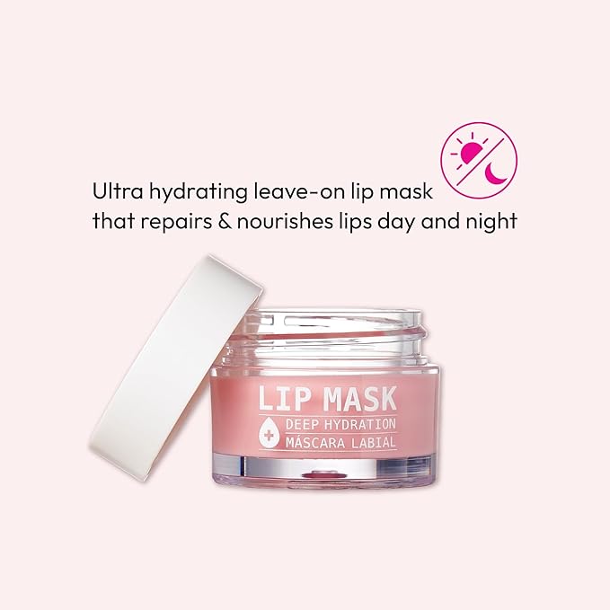 Ruby Kisses Intensive Lip Mask, Ultra Hydrating Overnight & Day Use, Jojoba Oil & Shea Butter Enriched for Nourished Lips, Antioxidant Formula for Protect & Soften