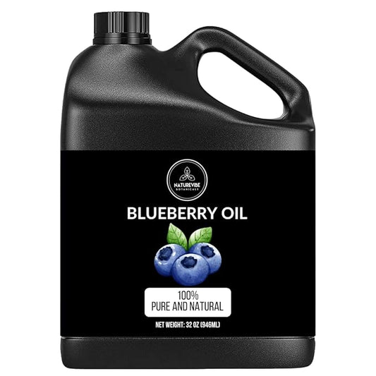 Naturevibe Botanicals Blueberry Oil 32 Ounces | 100% Pure and Natural | Great for Skin Care and Hair Care