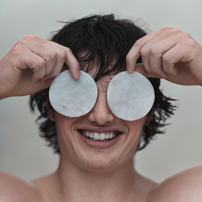 Careeon En Route Essentials Skin Care Kit with Luggage Tag 100% Vegan Leather Minimalistic Loop Design with Clear Window (tan) - Amazon Exclusive