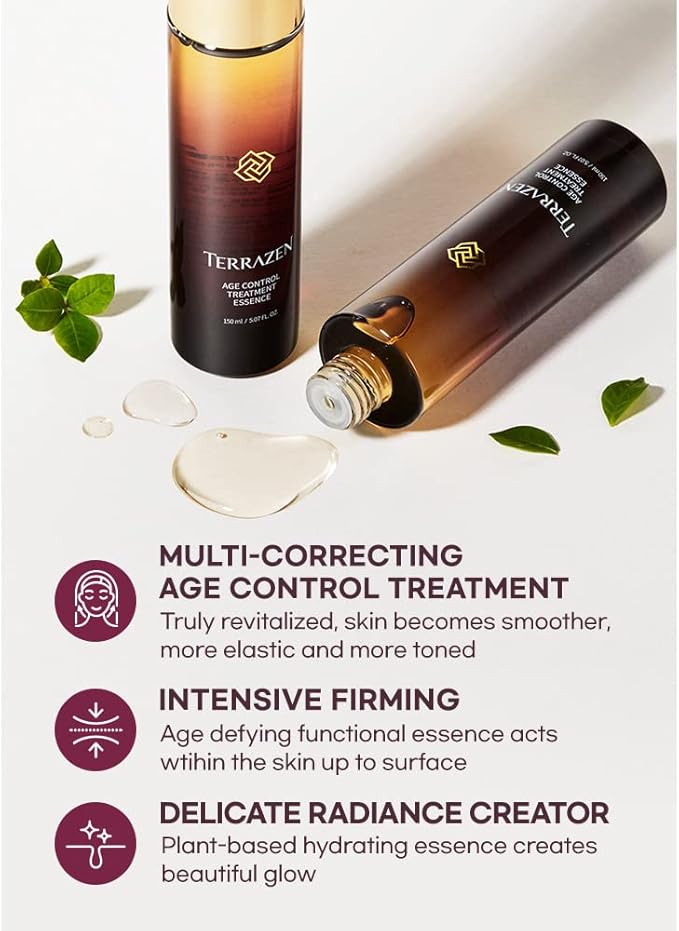 Age Control Treatment Essence, 5.07 fl.oz.(150ml), Boosting Essence, Fluid serum, Enriched toner, Creating Bouncy, Luminous Skin