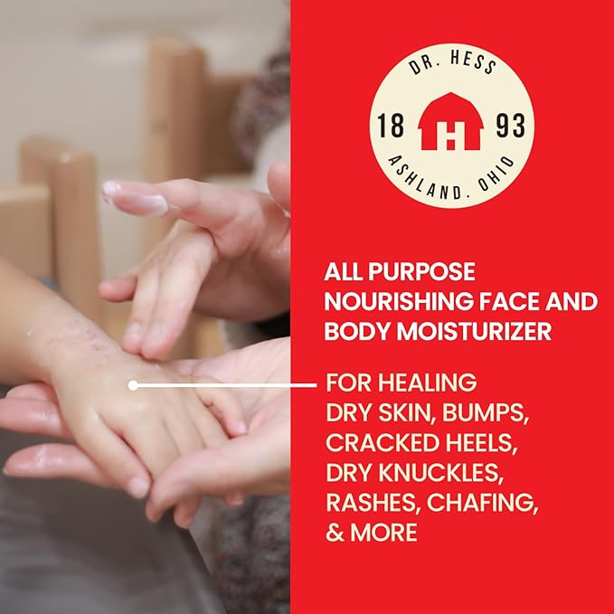 100% Natural Sensitive Skin Ointment, All-Purpose Ointment with Soybean Oil, Cocoa Butter, Shea Butter & Aloe Vera, Moisturizer Cream for Face & Body, Cracked Heels, 1.4 oz 4 Pack