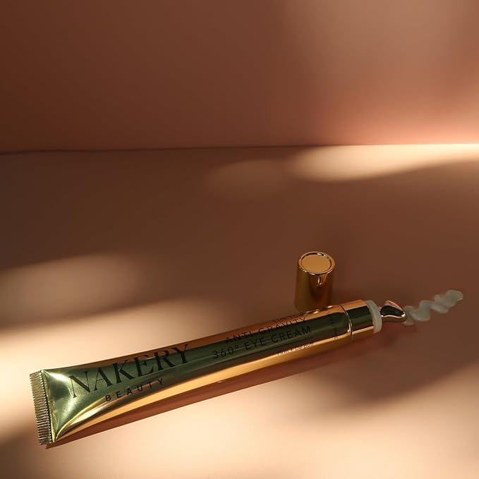 Nakery Lift-Tox Eye Cream for Puffiness and Bags Under Eyes - Anti Aging Eye Cream for Women - Lifting & Depuffing Eye Cream with Hyaluronic Acid - Nourishing Eye Cream for Wrinkles & Dark Circles