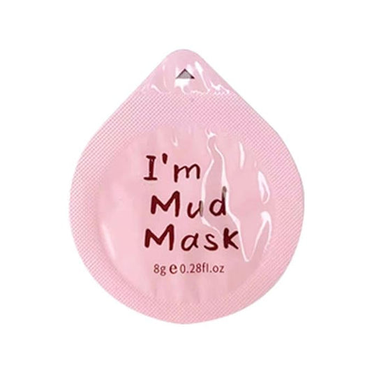 NURINA Pink Rose Clay Masks for Face Hydrating Anti-Aging Face Masks - Single Use Mud Mask – 20pcs/Bucket (ROSE PINK MUD MASK)