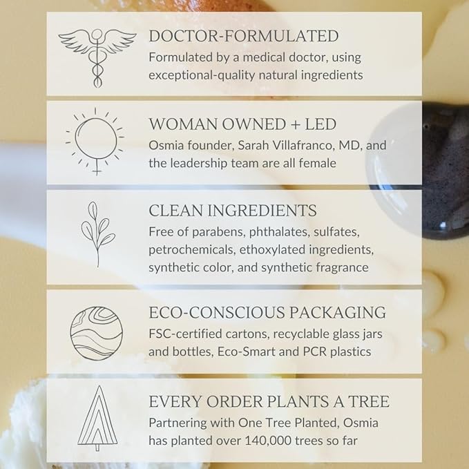 Osmia Skincare - Natural Night Body Oil | Borage Seed, Kukui, Lavender Oils | Nourish, Soothe, Fortify | Clean Beauty For Healthy Skin (4 fl oz | 118 ml)