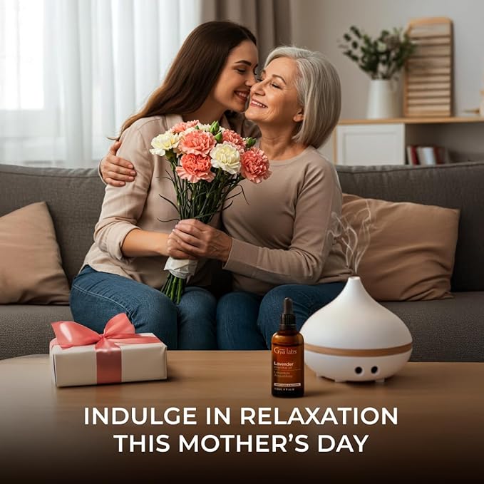 Gya Labs Lavender Essential Oil for Diffuser - Huge 4 Fl Oz - 100% Pure Natural Lavender Oil for Skin, Hair, Massage, Aromatherapy & Candle Making Scent