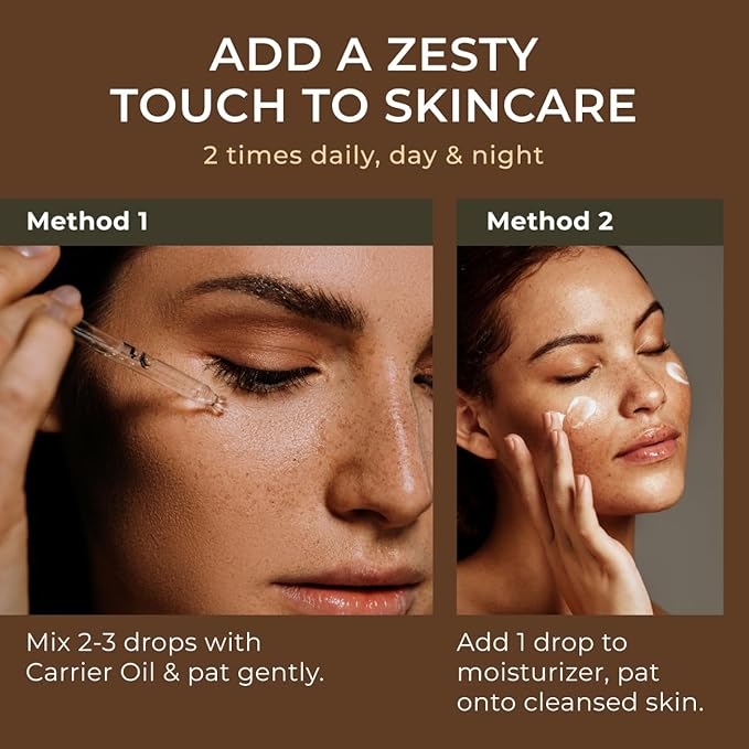 Gya Labs Mandarin Essential Oil for Skin - 0.34 Fl Oz - 100% Pure Natural Mandarin Oil for Diffuser, Skin, Hair, Aromatherapy & Candle Making - Fresh Citrusy Scent