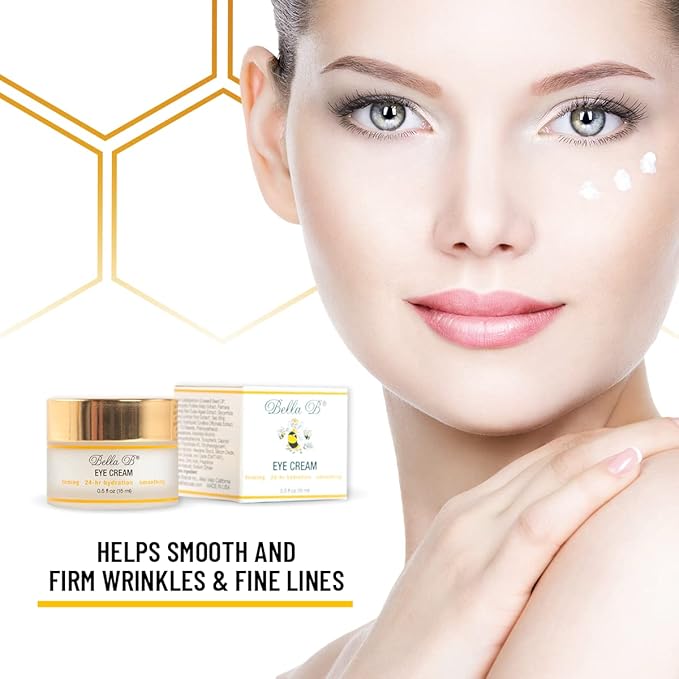 Bella B Eye Cream 1.7 oz Jar - Facial Glow - Pregnancy Skin Care - Pregnancy Skincare - Natural Eye Cream - Anti Aging Eye Cream - Organic Eye Cream - Prenatal Skin Care - Healthy Beauty