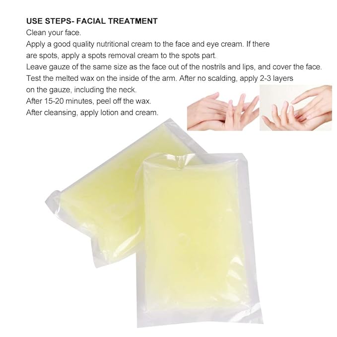 YUYTE Paraffin Wax for Hand and Foot Care, Moisturizing, 100g/bag, 2 Count, Unisex, Sensitive Skin, Adults