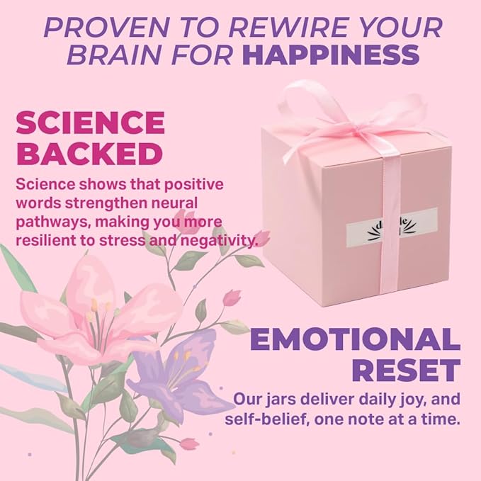 Badass Affirmations Jar, Encouragement Gift for Women, Motivation, Quote Cards, Daily Positive Self-Talk