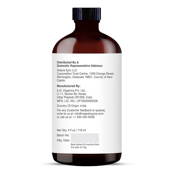 MAJESTIC PURE Tea Tree Essential Oil | 100% Pure and Natural Oil | Therapeutic Grade Essential Oils for Hair Care, Home Diffusers, Skin, Aromatherapy, Massage and Humidifiers | 4 Fl Oz