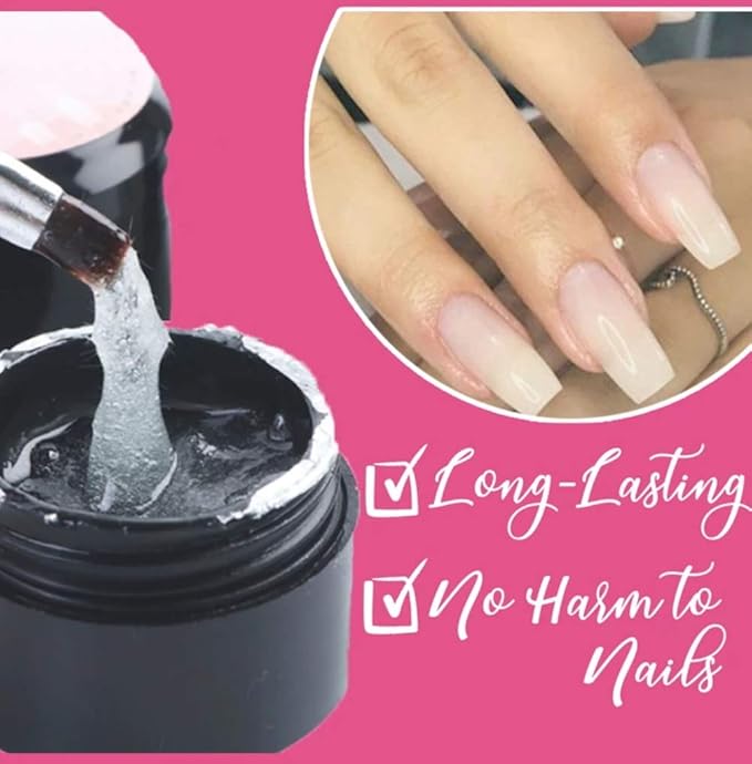 5ml Instant Cracked Nail Repair Gel, Strengthener, Phototherapy Glue - Recovery for Restore Weak, Broken, Damaged Nails - Instantly Fill in and Fix Cracks Flawlessly (1pc)