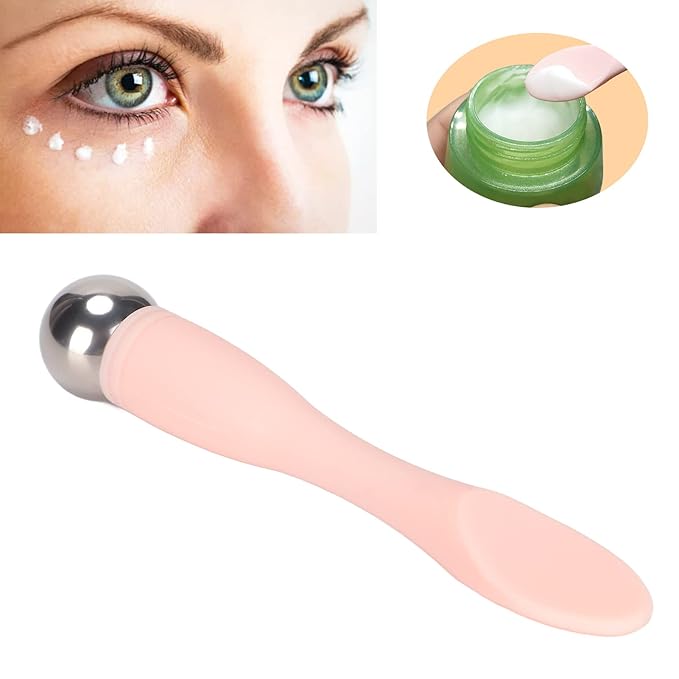 Eye Cream Massage Sticks, ye Cream Applicator Eye Anti Wrinkle Eye Fatigue Relief Massage Stick for Facia Treatments and Masks Cream Scoop Cosmetic Tool