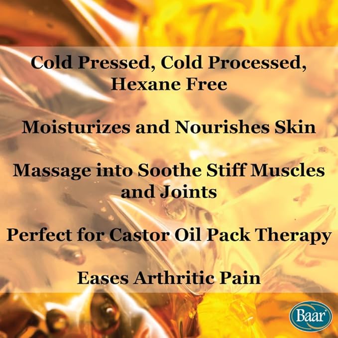 Baar Products - Castor Oil Roll-On 3 oz [Health and Beauty]