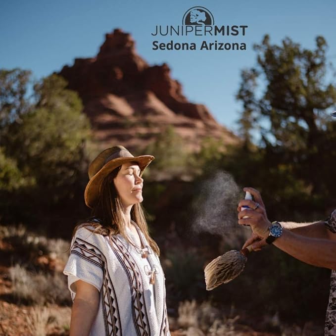 White Sage Smudge Spray (4 Fl Oz) - for Cleansing Negative Energy - Sage Spray Alternative to Incense Sticks - Sustainably Made in USA with Pure Essential Oils and Real Crystals