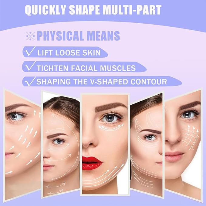 200PCS, Face Lift Tape, Bands Instant Facelift Tape for Wrinkles, Instant Neck Tape For Sagging Skin, Eyes, Jowls,Transparent Lifting Tapes with Elastic Bands