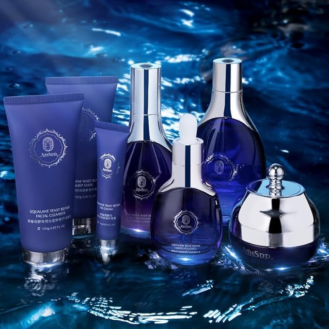 Anti-Aging 7 Piece Skincare Set Anti-Wrinkle Skin Care Kit for Women