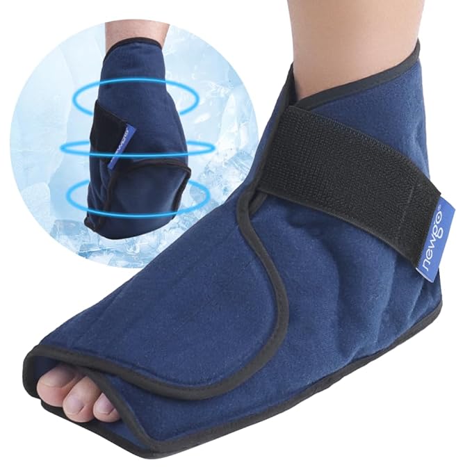 NEWGO Bundle of Cool Eye Mask and Foot Ice Pack