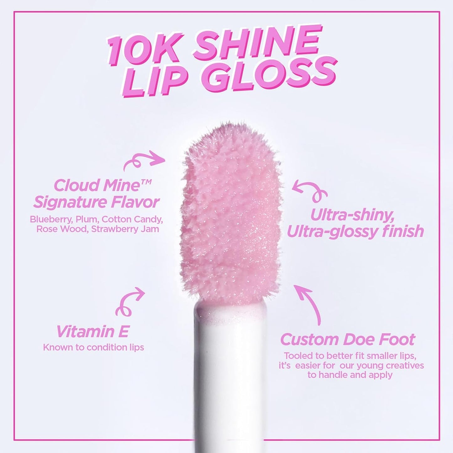 Petite 'n Pretty Sparkle Storm Makeup Gift Set for Kids, Tweens and Teens - Cool Vibes Eye & Cheek Palette, Brushes, 10K Shine Lip Gloss, Sparkly Ever After All Over Glitter in Blue Sherpa Bag