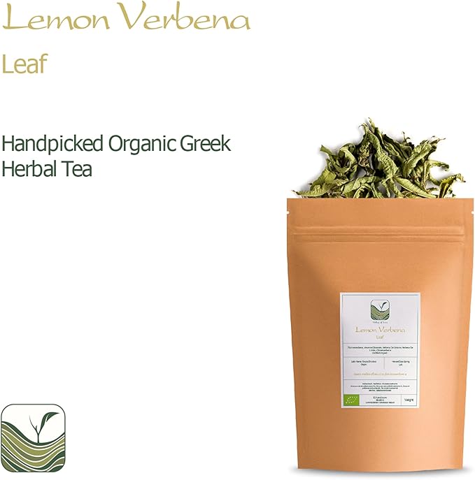 Lemon Verbena Organic Herbal Tea - Handpicked Cedron Loose Leaf Tea - Luisa Verveine or Luiza Leaves - Cedron Herb Dried Lemon Verberna Tea Lemon Verbena Tea Leaves Lemon Tea Leaves