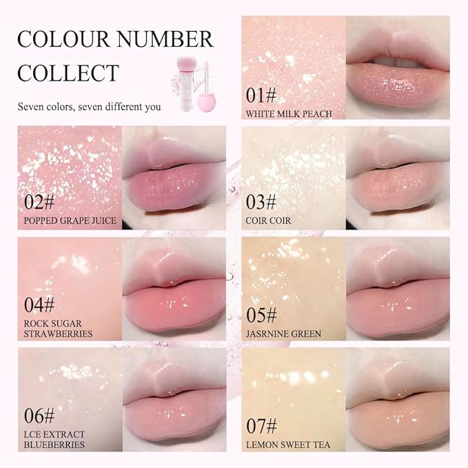 Lip Balm, Moisturizing Lip Balm For A Sheer Tint Of Color, Day or Night Lip Treatment, Vegan & Cruelty-free, 0.13 fl oz (01)