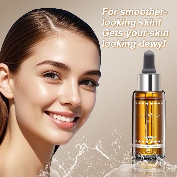 85% Hyaluronic Acid Serum – Deep Hydration & Anti-Aging Moisturizer, Lightweight & Fast-Absorbing, Enriched with B5,Aloe & Chamomile for Plump, Radiant, Glass Skin – 30ml / 1oz