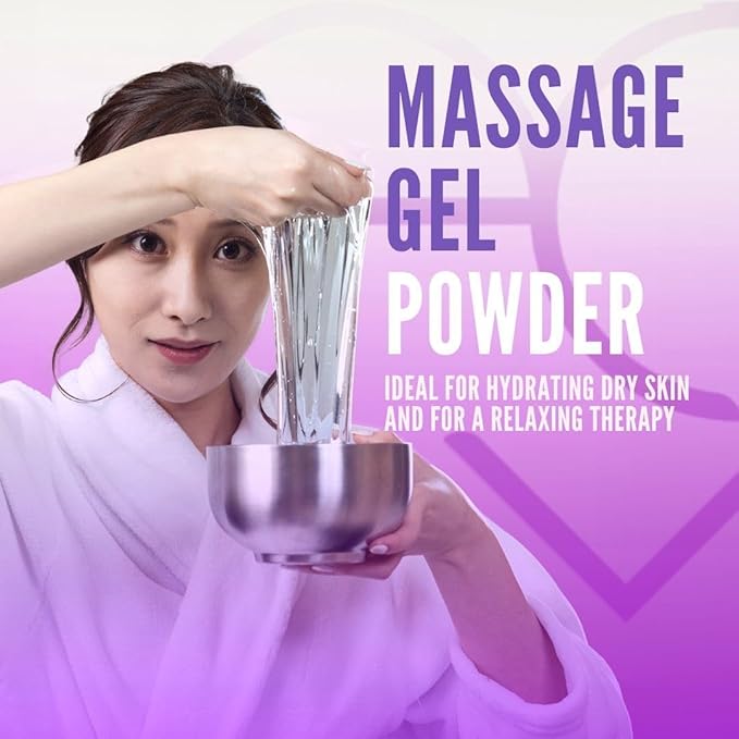 EROTICGEL Japanese Massage Gel Powder (500g) - Yakyoku Edition| Resealable Sachet | Slippery, Odorless, Tasteless, and Stain-Free | Made in Japan | Massage Powder Makes Up to 50L/13.2 gal of Gel