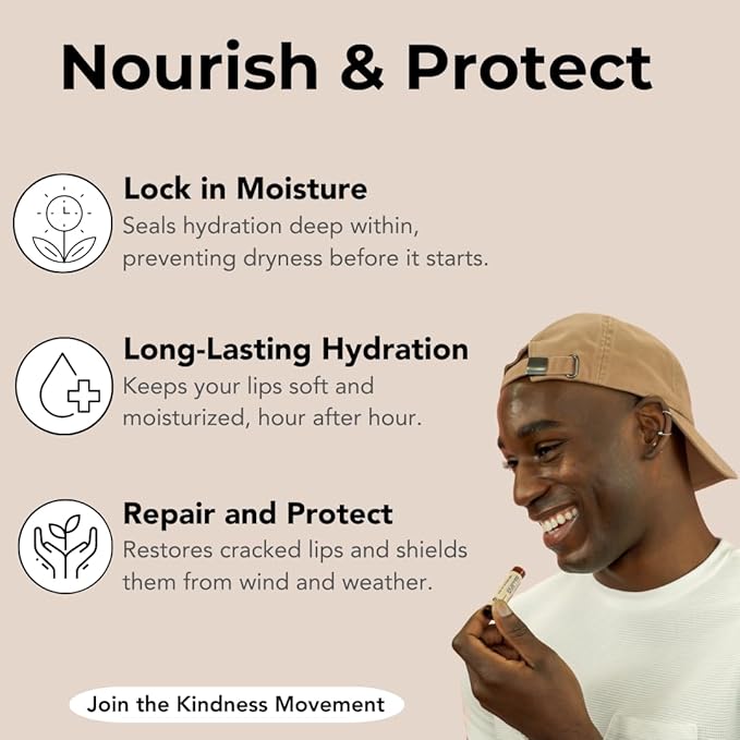 Watermelon Lip Balm 3-Pack | Natural & Organic, Gluten-Free, Grain-Free | Moisturizing Chapstick Alternative | Healthy Ingredients, Made in the USA | Clean, Non-Toxic, Smooth & Hydrating Lip Care