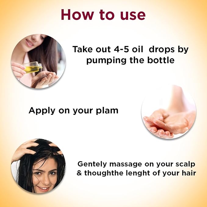 100% Natural Onion, Rosemary & Tea Tree Hair Oil for control hair fall and Dandruff | Silicon & Paraben Free- 100 ML