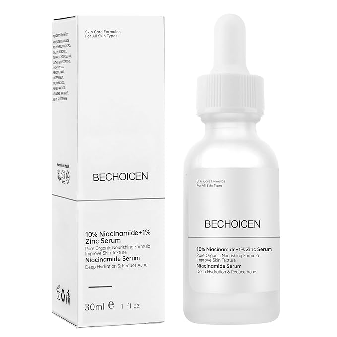 Niacinamide 10% + Zinc 1% Face Serum For Women,Niacinamide Hydrating Serum with Hyaluronic Acid for Oil Control & Anti Acne, 30 ml Anti Aging Niacinamide Serum for Skin Barrier Repair,2Pcs